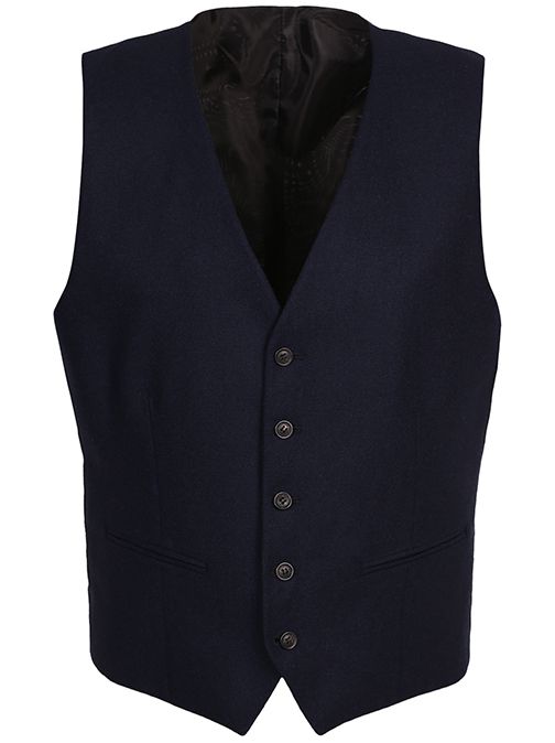 Shdone Myloiver Navy Waistcoat - obrazek 4